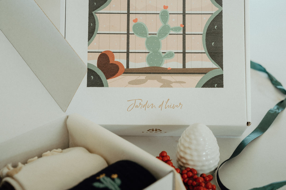 Carton emballage Noel