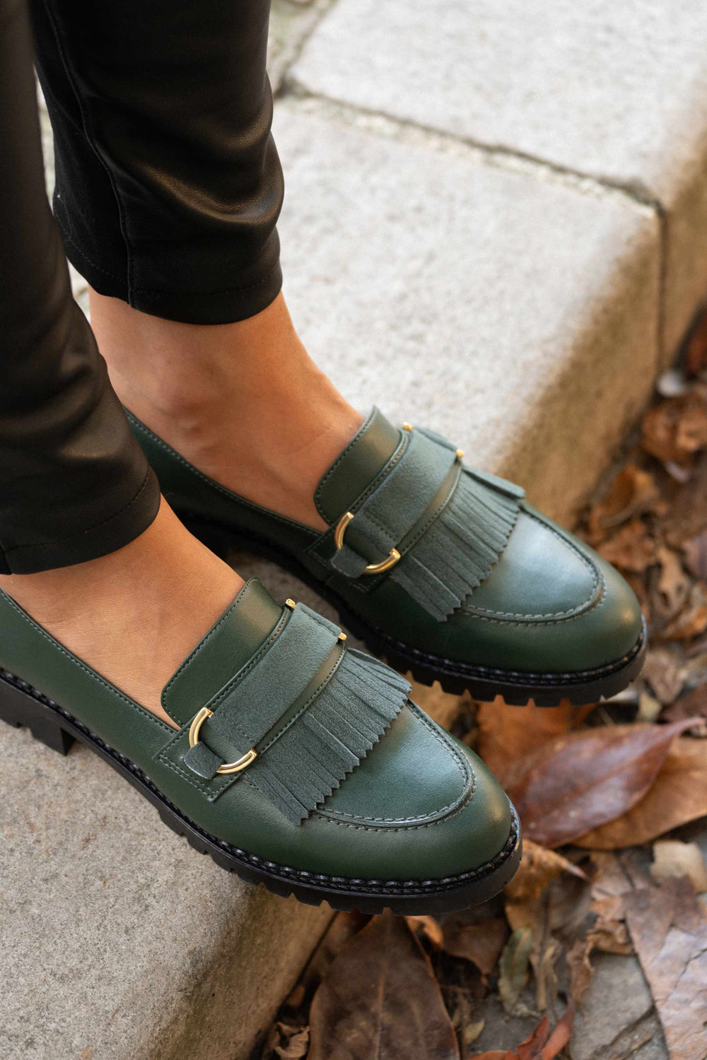 Mocassins Iparla - Vert forêt