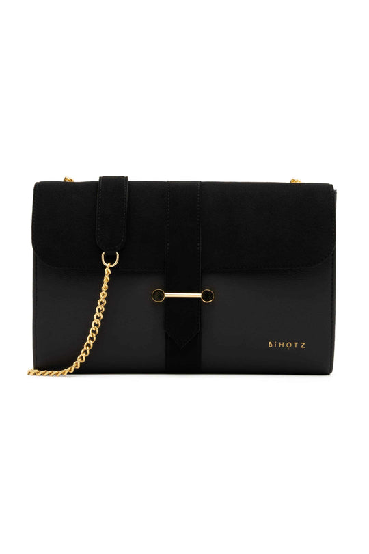 Le sac Mihi - Noir grainé