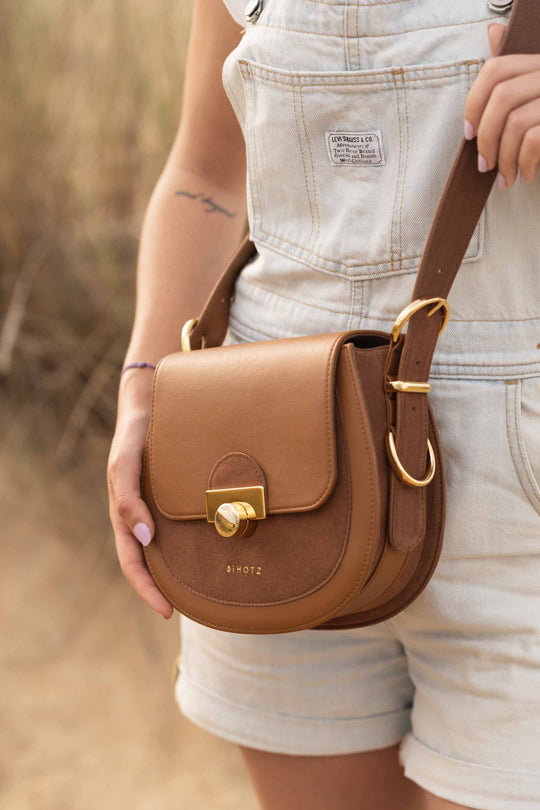 Le sac Bahia - "Cuir"  de cactus Camel