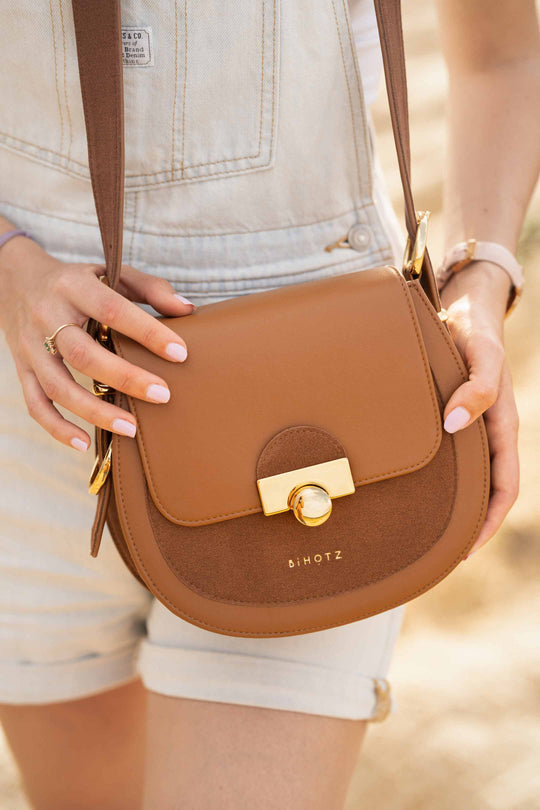 Le sac Bahia - "Cuir"  de cactus Camel